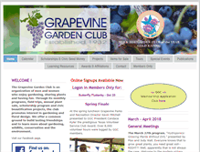 Tablet Screenshot of grapevinegardenclub.org